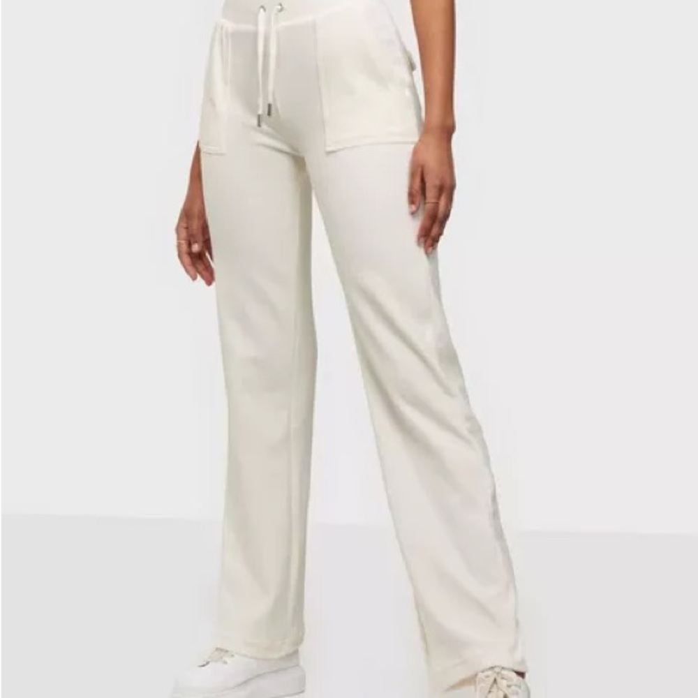 White juicy by juice couture tracksuit bottoms